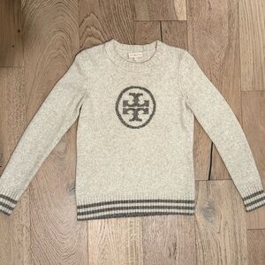 TORY BURCH LOGO SWEATER